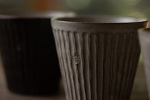 Load image into Gallery viewer, Teacup Powdered Line Pattern / Black - Kim Kyung Deok
