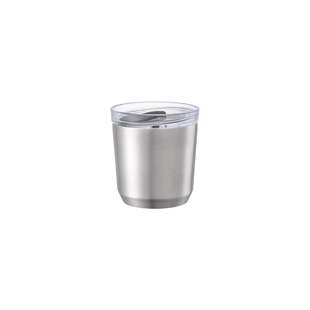 TO GO TUMBLER with plug 240ml / Stainless Steel - KINTO