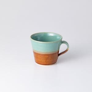 Two tone Mug / Blue and Brown - sayado wadagama