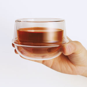 KRONOS double wall tea cup 200ml - KINTO