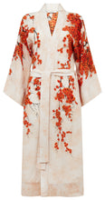 Load image into Gallery viewer, alice - white / silk kimono robe - KAYLL