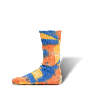 Heavy Weight Dyed Socks / Blue - decka