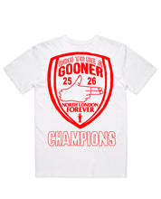 Load image into Gallery viewer, Ooh to be a gooner arsenal tee_back