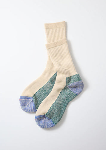 DOUBLE FACE MERINO PILE SOCKS_natural