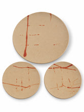 Load image into Gallery viewer, Gorobee Kiln_Bizen Hidasuki Reversible Plate Set_back_H960