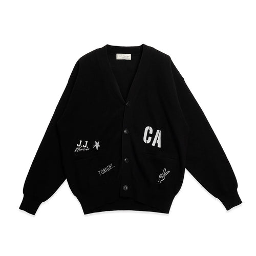Graffiti Cardi_black_front