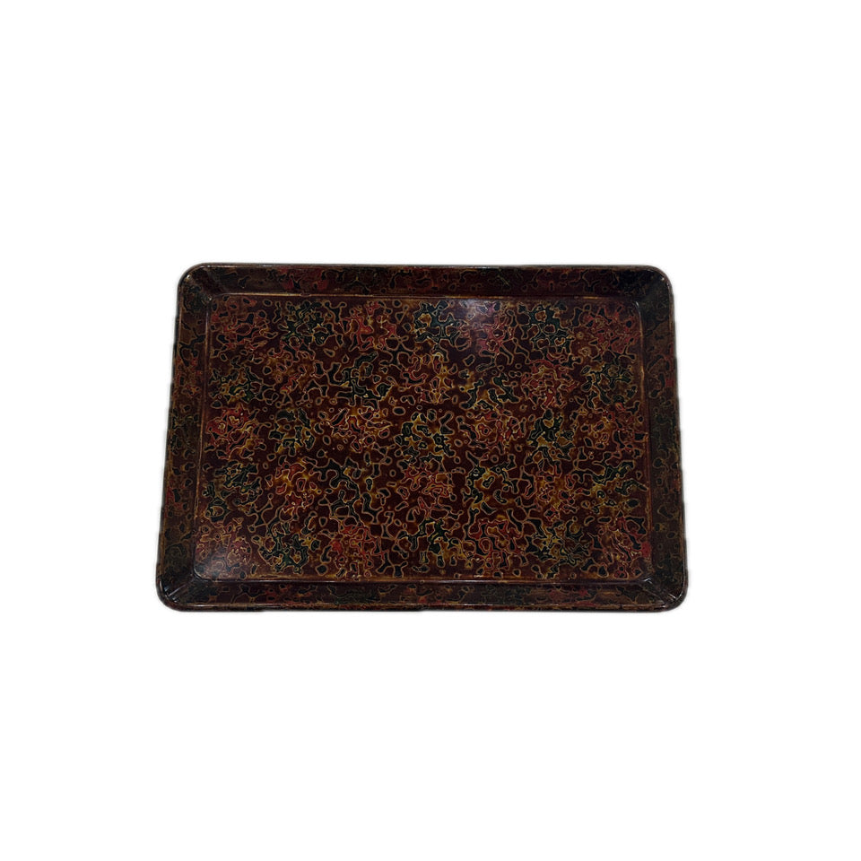 Rectangular Tray with Kinmushi - Kawatsura Shikki