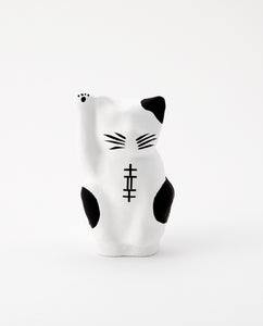 Designer’s NEKO Every Day is Great Daruma / White - IMAI DARUMA