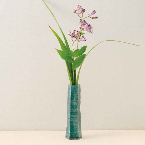 Tokoname Vase / Green - Ishido