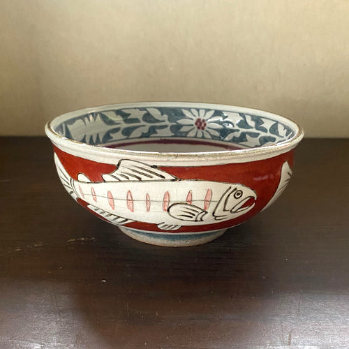 Kakiotoshi Large Bowl Fish_01