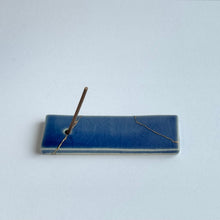 Load image into Gallery viewer, Kintsugi Incense Holder / Col.03 Lapis Lazuli - Tomomi Kamoshita