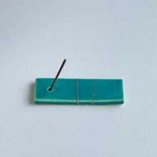 Load image into Gallery viewer, Kintsugi Incense Holder / Col.05 Turquoise - Tomomi Kamoshita