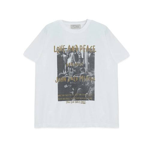 Love & Peace Photo T-shirts  / White - J.J. Mercer