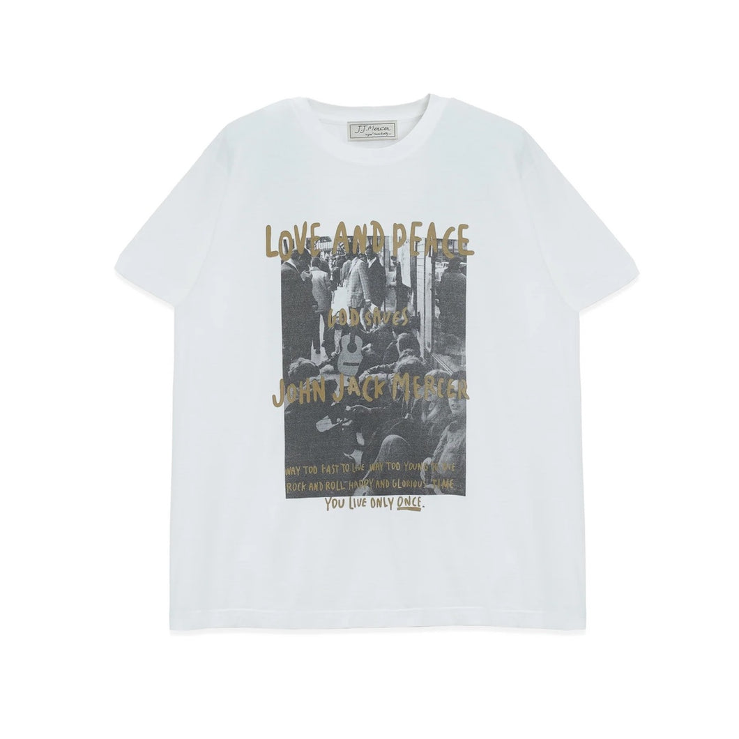 Love & Peace Photo T-shirts  / White - J.J. Mercer
