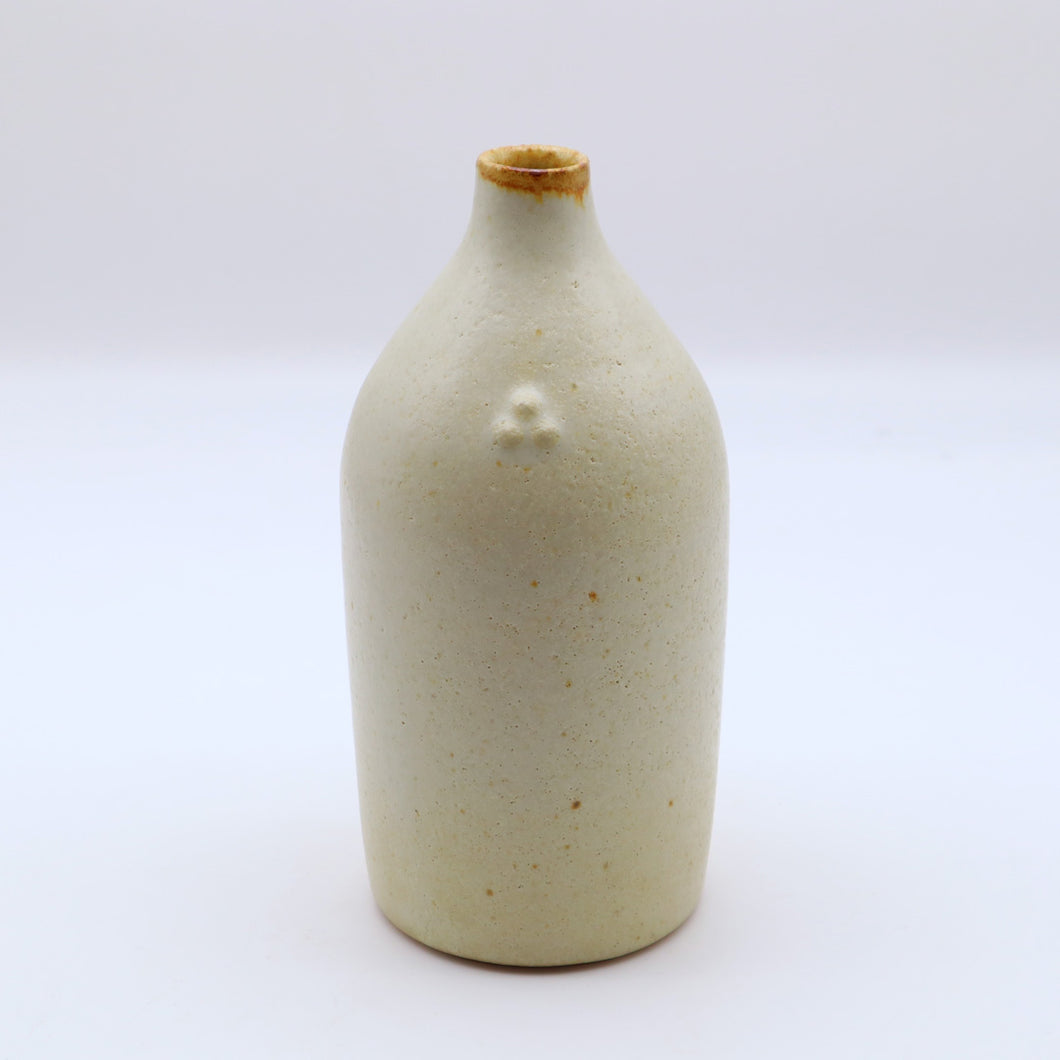 Rusty Rim Single Flower Vase_Narrow _Otsuka Naoko_Kenichigama