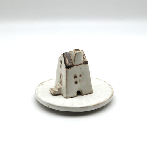 Mashiko Pottry_SQ1080_House Incense Holder Set_01_Wakasama Tougei