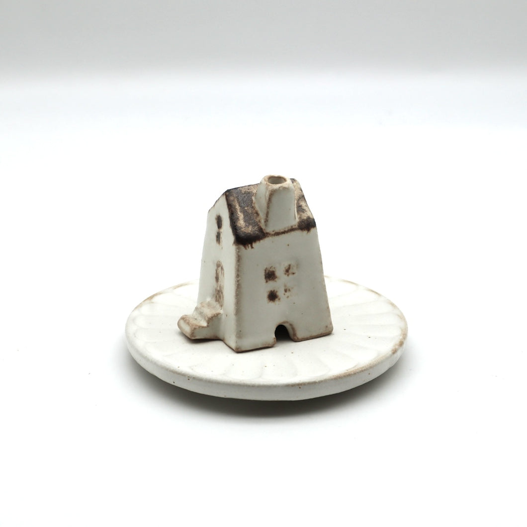 Mashiko Pottry_SQ1080_House Incense Holder Set_01_Wakasama Tougei