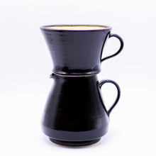 Load image into Gallery viewer, Mashiko Coffee Dripper Server Set  Black