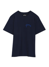 Load image into Gallery viewer, Passarella &#39;Embroidered Logo’ T-shirts / Navy - PASSARELLA DEATH SQUAD