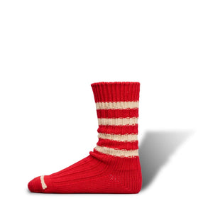 M.A.P. Heavy Weight Socks Stripe / Red & Ecru - decka