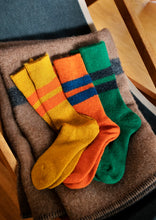 Load image into Gallery viewer, Brushed Mohair Crew Socks / Green - ROTOTO