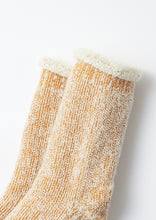 Load image into Gallery viewer, Extra Fine Merino Premium Bulky Socks / D.Yellow &amp; White - ROTOTO
