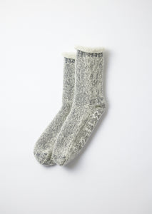 Extra Fine Merino Premium Bulky Socks / Navy & White - ROTOTO