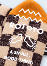 Load image into Gallery viewer, R1497_Pile Room Socks Chekerboard_Red Ywllow_02_edit