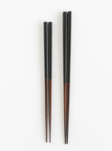 Lacquered Chopsticks / Black - Watanabe Mokkougei