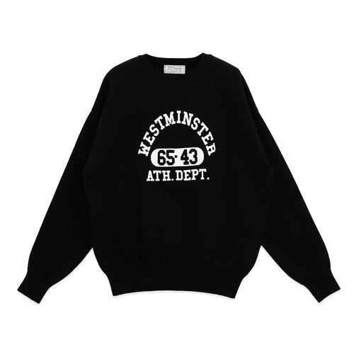 Westminster logo knit sweat_black