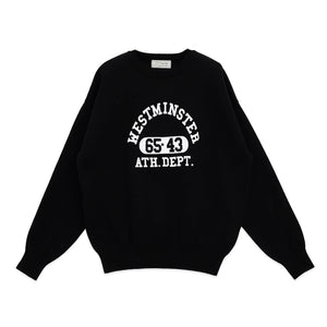 Westminster logo knit sweat_black