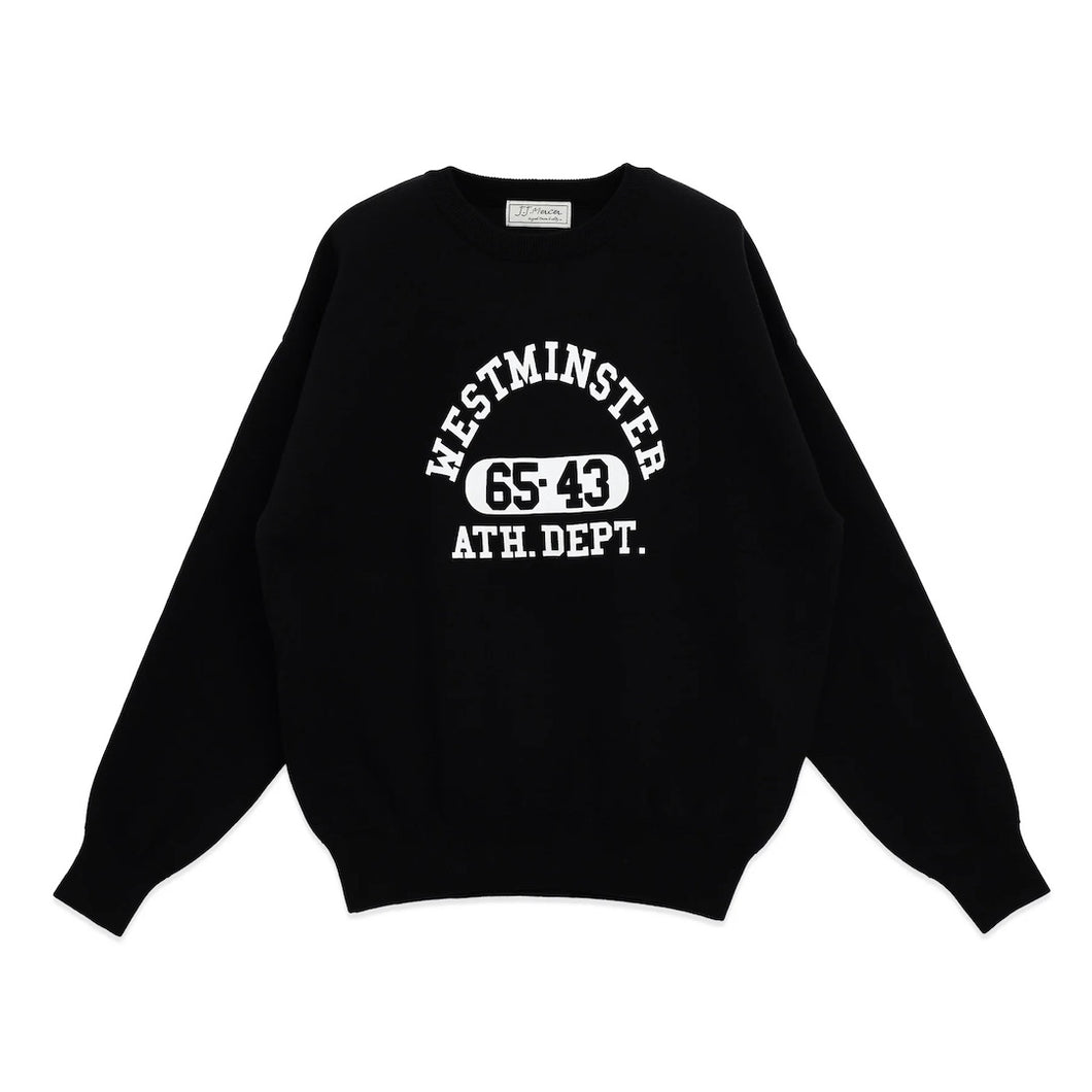 Westminster logo knit sweat_black