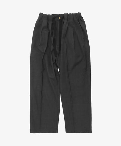 Baggy Trousers Twill Anthracite - Sillage