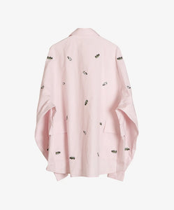 Big Pocket Overshirt Safari / Pink - Sillage