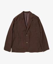 Load image into Gallery viewer, blazer brown_twill_brown_front