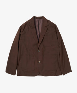 blazer brown_twill_brown_front