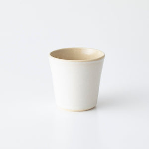 canvas cup white