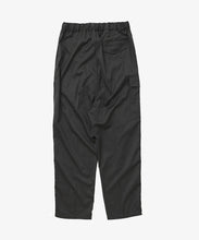 Load image into Gallery viewer, cargo pants anthracite twill_black_back