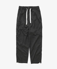 Load image into Gallery viewer, cargo pants anthracite twill_black_front