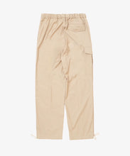 Load image into Gallery viewer, cargo pants beige twill_back