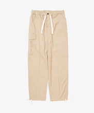 Load image into Gallery viewer, cargo pants beige twill_front
