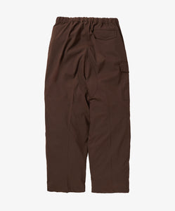 cargo pants twill_brown_back