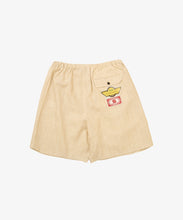 Load image into Gallery viewer, circular fatigue short pants dead stock natural stripe_back