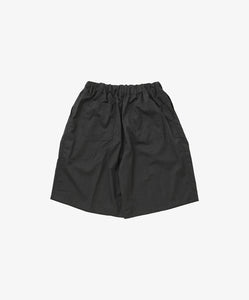 circular short pants anthracite twill_black_back