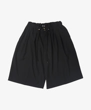 Load image into Gallery viewer, circular short pants black_front