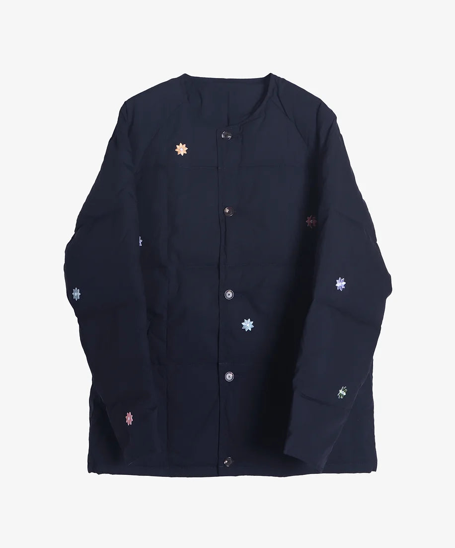 Crew Cardigan Recycled Down / Navy - Sillage – (ki:ts)