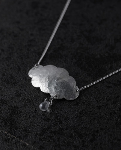 Tin Cloud And Rain Necklace - Kohachiro
