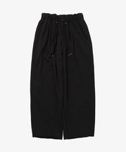 Load image into Gallery viewer, french terry circular pants black front
