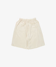 Load image into Gallery viewer, french terry circular short pants_ivory_back