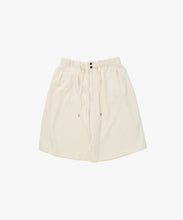 Load image into Gallery viewer, french terry circular short pants_ivory_front